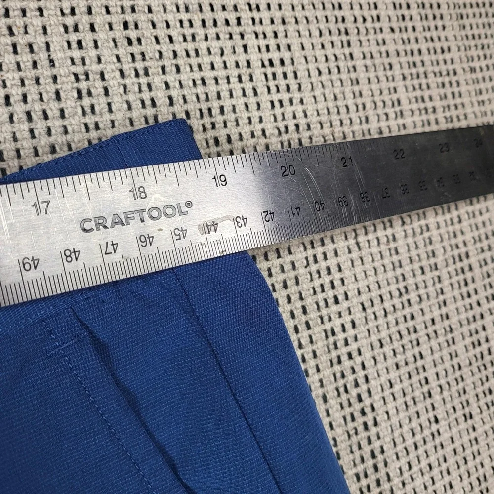 Banana Republic Shorts Mens 38 Blue Chino Elastic Waist‎ 9 Inseam Casual Summer